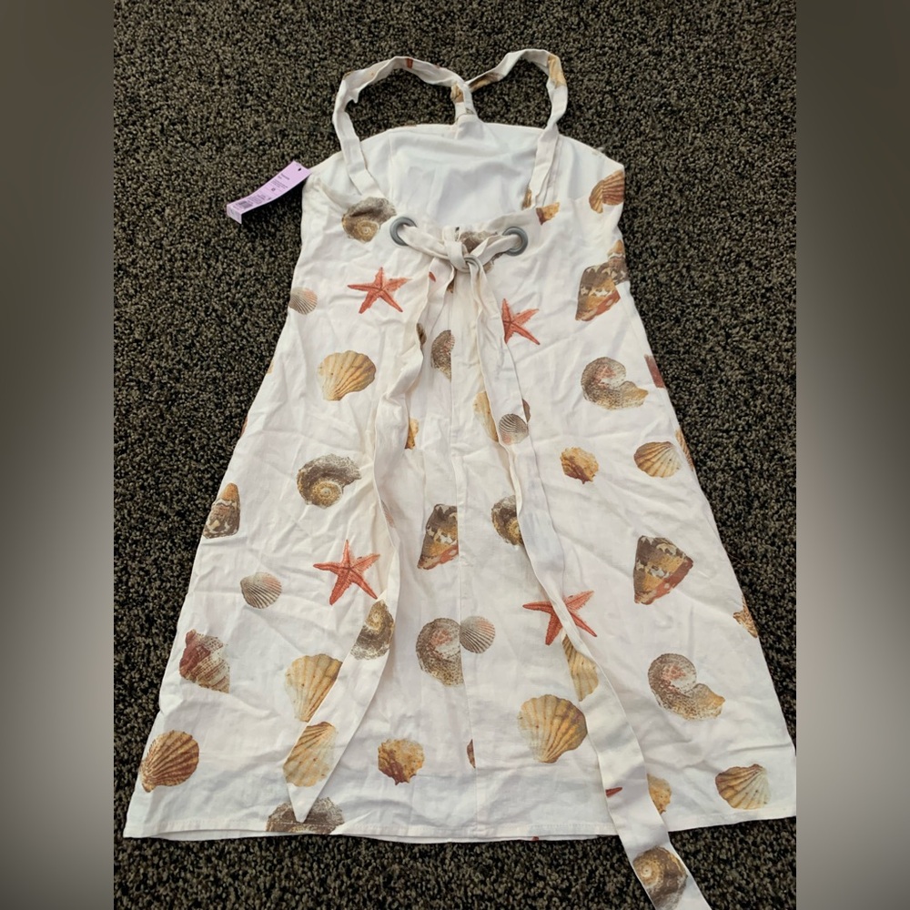 Wild fable Cream Seashell Print Dress size XS NWT - Picture 5 of 9